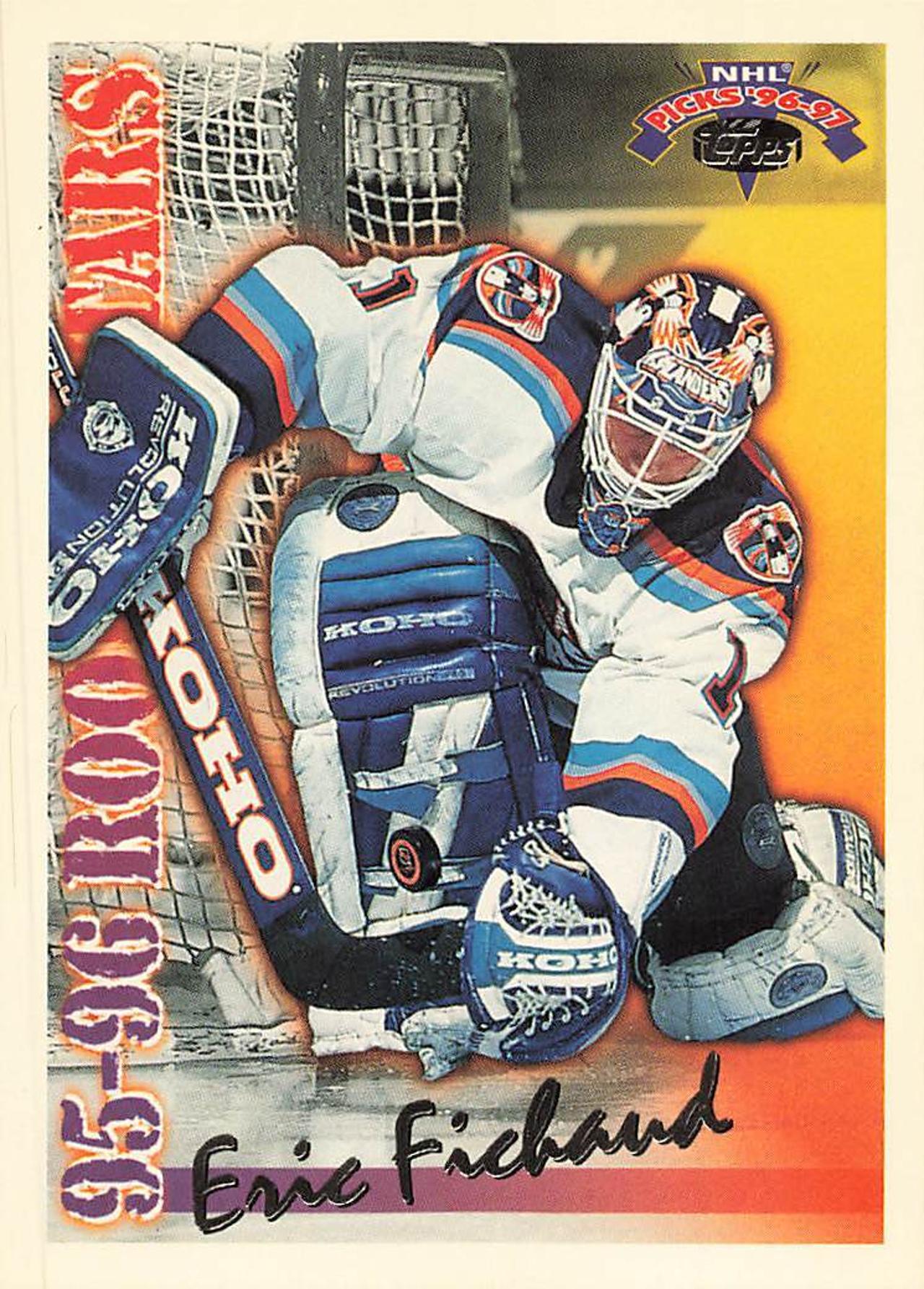 1996-97 Topps NHL Picks #RS15 Eric Fichaud Rookie Stars