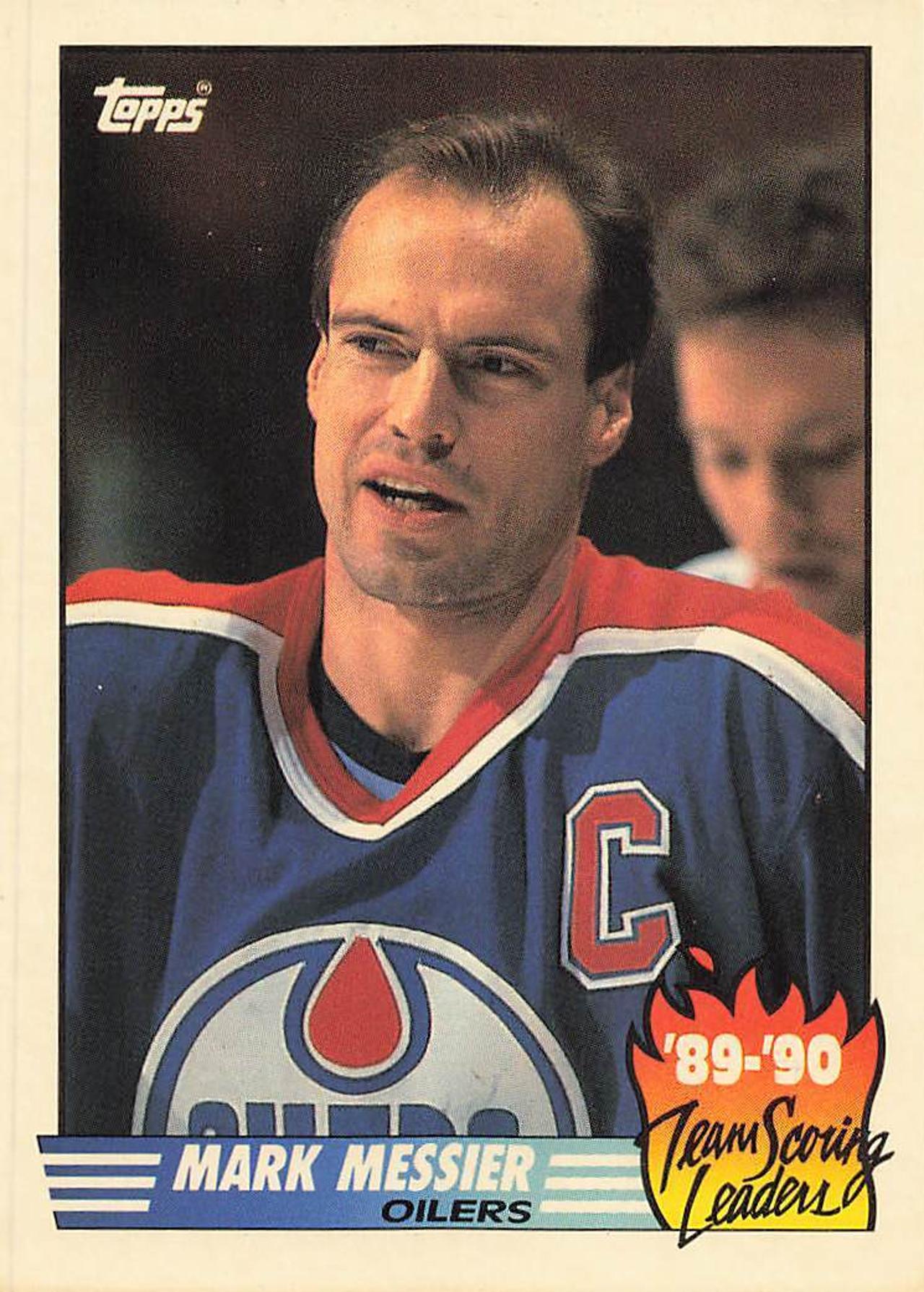 1990-91 Topps #16 Mark Messier Team Scoring Leaders